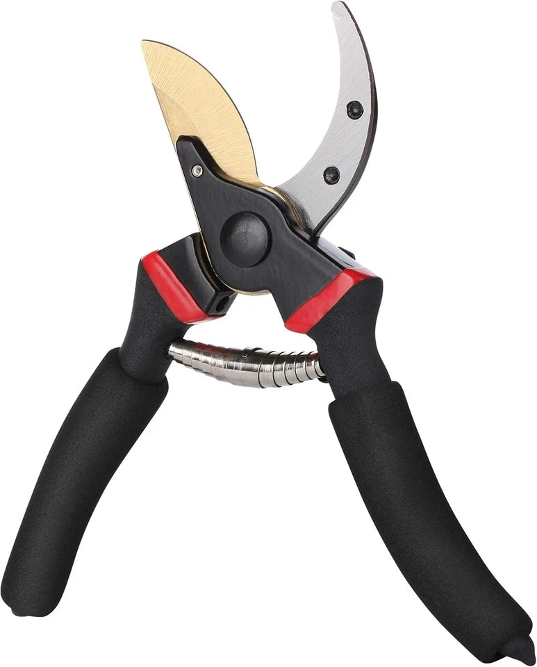LANSGA Pruning Shears, Garden 8" Professional, Titanium Black