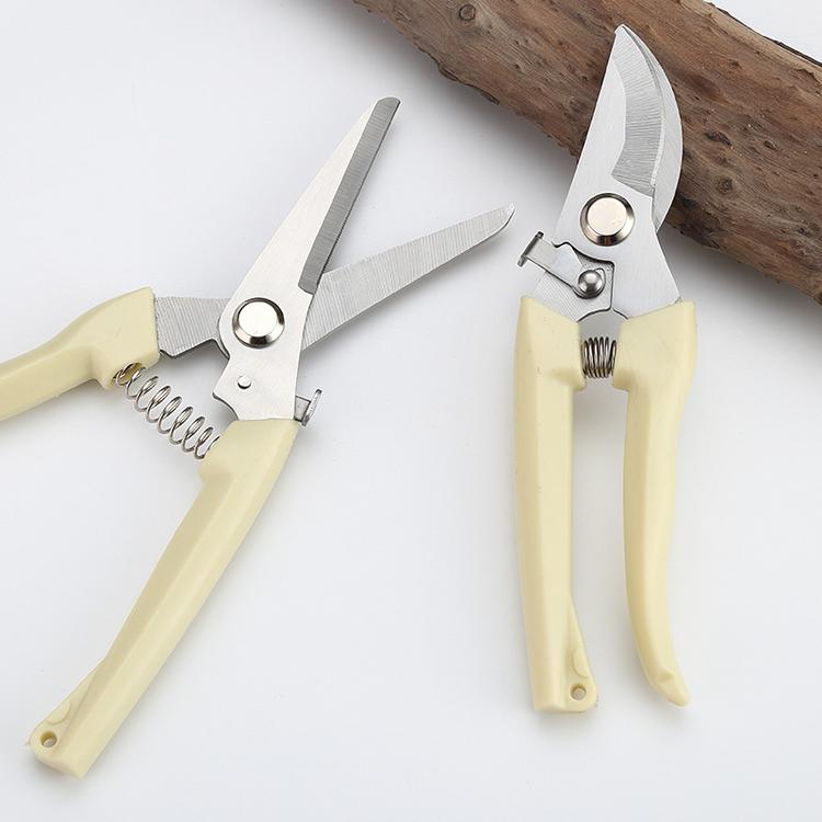 LANSGA Garden Pruning Shears Stainless Steel Gardening Pruning Shear Scissor Stainless Steel Scissors Cut Secateur Shrub Garden Branch Shears Tools Scissors fashion