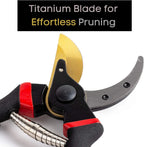 LANSGA Pruning Shears, Garden 8" Professional, Titanium Black