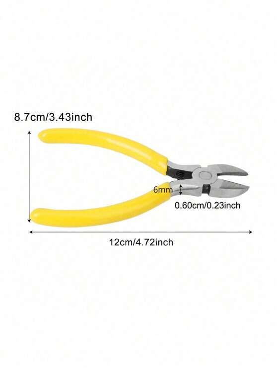 LANSGA 11.5cm Wire Cutter Pliers Electricity Cable Cutting Tool Electrician Work Diagonal Pliers Garden Electrical Repair Tool, Tools For Men