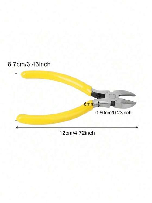 LANSGA 11.5cm Wire Cutter Pliers Electricity Cable Cutting Tool Electrician Work Diagonal Pliers Garden Electrical Repair Tool, Tools For Men