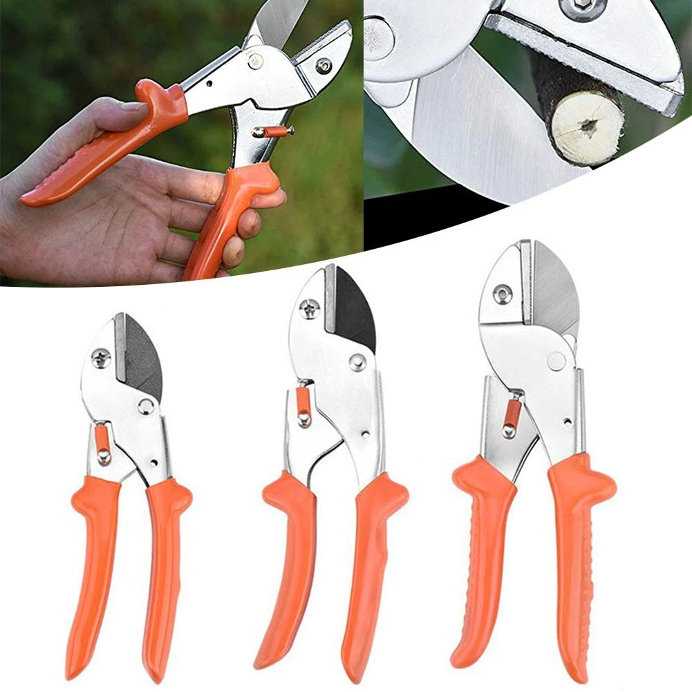 LANSGA Steel Pruning Scissors Garden Fruit Tree Effortless Gardening Scissors