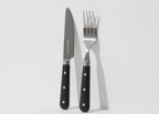LANSGA International Le Prix 20-Piece Stainless Steel Flatware Place Setting, Navy, Service for 2