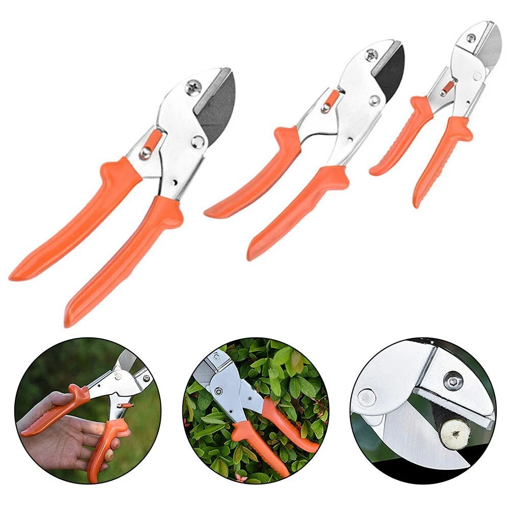 LANSGA Steel Pruning Scissors Garden Fruit Tree Effortless Gardening Scissors