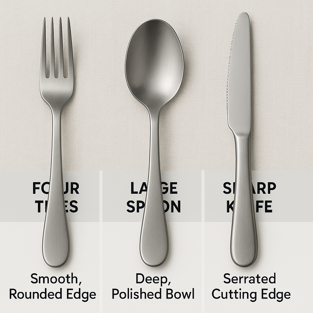 LANSGA Origine Stainless Steel 5-Piece Flatware Set