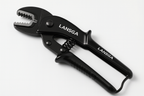 LANSGA Cobra XS Mini Water Pump Pliers, 100 mm, Nuts to 24 mm, Pipes to 28 mm, Self-Locking, Fine Adjustment by Button Push