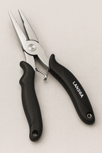 LANSGA 2-Pack Stainless Steel Flush Cutters Pliers, Micro Wire Cutters, Precision Electronics Side Cutting Pliers for Electronics, Jewelry Making, Zip Tie