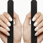 LANSGA Nail File 10 PCS Professional Double Sided 100/180 Grit Nail Files Emery Board Black Manicure Pedicure Tool and Nail Buffering Files